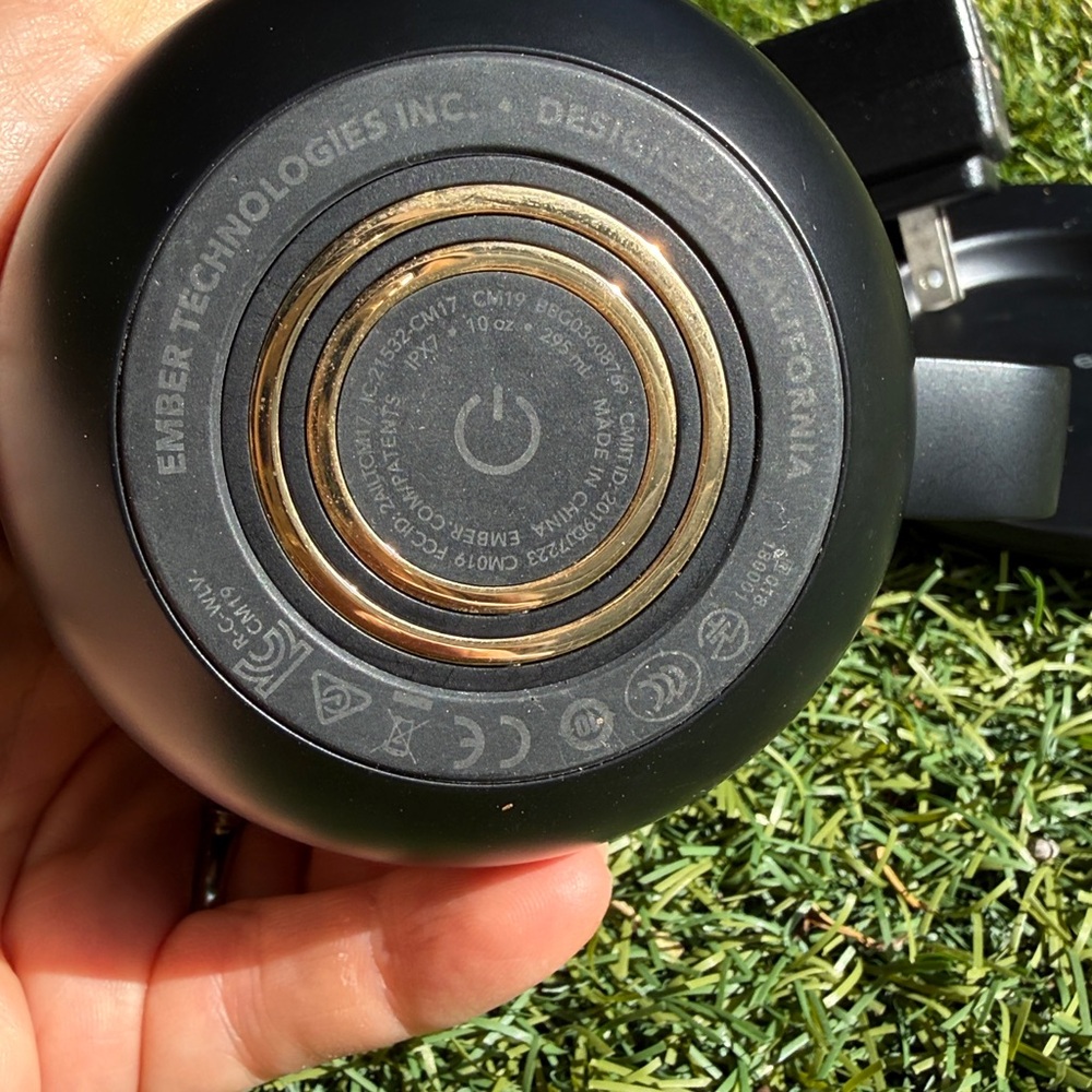EMBER Black Electric Coffee Mug with Power Adapter - Picture 3 of 4